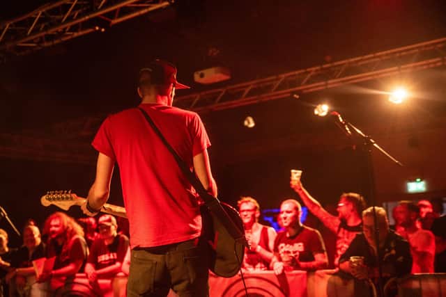 Pizza Tramp at Portsmouth Punk Festival at The Lens Studio in Portsmouth Guildhall. Picture: Becca Cairns