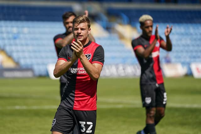 Dan Gifford has put the awful experiences of 12 months ago behind him to forge ahead with his promising Pompey career. Picture: Jason Brown/ProSportsImages