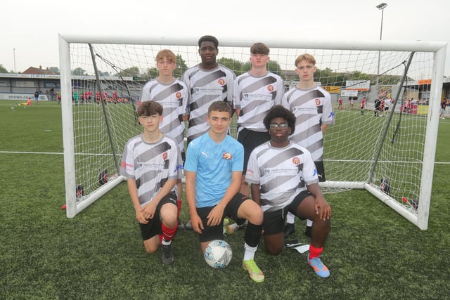 Bedfont Sports U15s at the Havant and Waterlooville FC Summer Tournament. Picture: Dave Haines