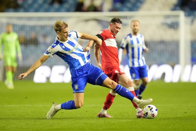 Sheffield Wednesday's Svante Ingelsson - a Pompey target - battles for possession against Middlesbrough. Picture: Danny Lawson/PA Wire.