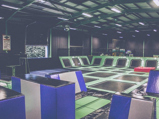 FlipOut trampoline park is great for children during the holidays as they can make the most of the activities arena whilst parents put their feet up at the viewing platform or FlipOut Café.