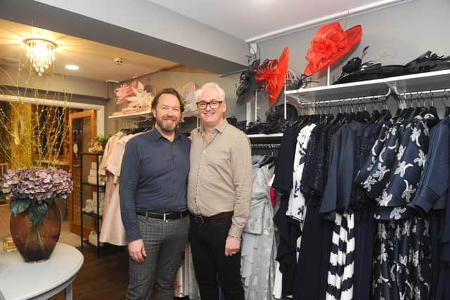 Robert and Andrew Pearce, owners of Creatiques Bridal Boutique in Southsea