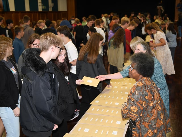 GCSE exam results day at King’s Academy Bay House in Gosport, Hampshire .Please credit: Paul Jacobs/pictureexclusive.com