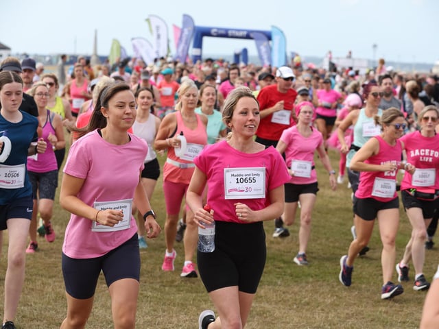 Cancer Research UK Race for Life on Southsea Common.Picture Stuart Martin (220421-7042)