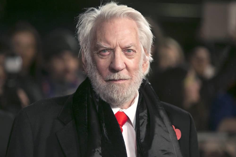 Donald Sutherland attending the UK Premiere of The Hunger Games: Mockingjay, Part 2 at the Odeon Leicester Square, London in 2015. Photo: Daniel Leal/PA Wire