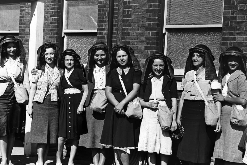 Women ambulance volunteers from Royal Portsmouth Hospital in September 1939. The News PP494  