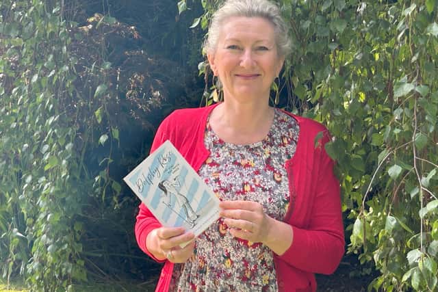 Tina MacNaughton with her debut novel, Delphy Rose