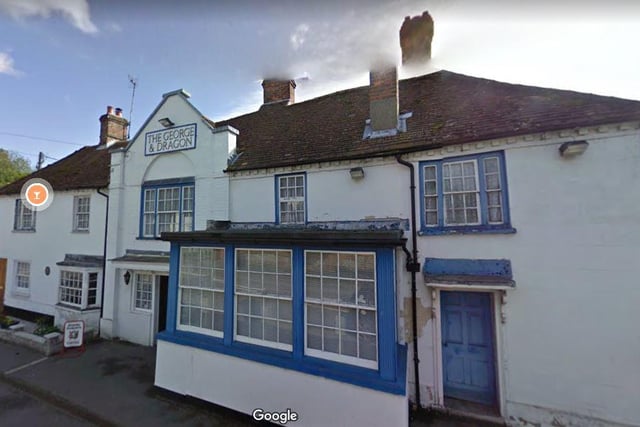 This pub can be found in Hurstbourne Tarrant. The Square (A343); SP11 0AA. The guide says: ‘15th-c coaching inn with local ales, classic pub food, and seats on a terrace; bedrooms.’