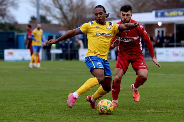 Boro debuant Gianni Crichlow, left. Picture by Tom Phillips