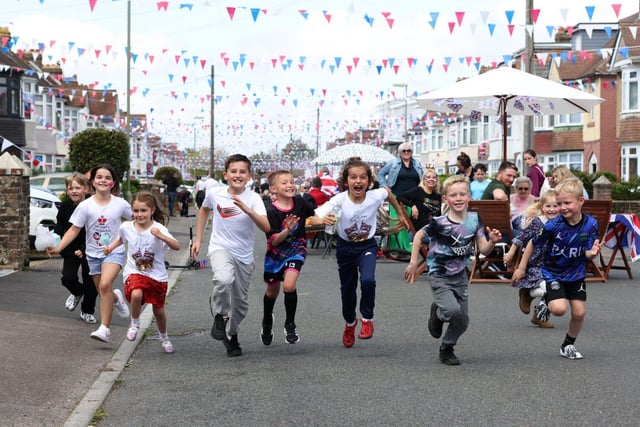 Youngsters in Selsey Avenue, Gosport