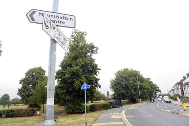 A woman was raped in Northern Parade, Hilsea. Picture: Sarah Standing (220822-1949)