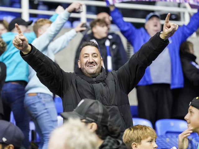 Pompey fans watched their side open up a six-point lead at the top of League One