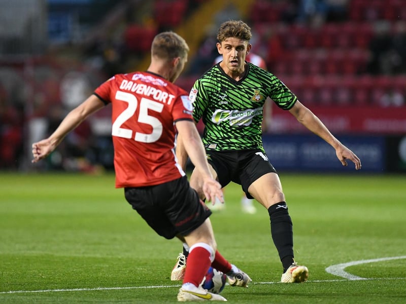 Former Manchester City youngster and Blackburn midfielder has been with Lincoln this term.