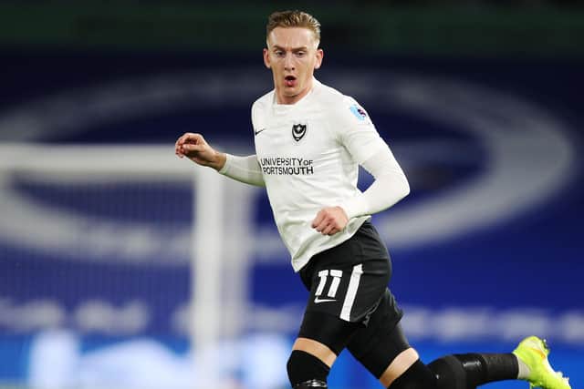 Pompey winger Ronan Curtis