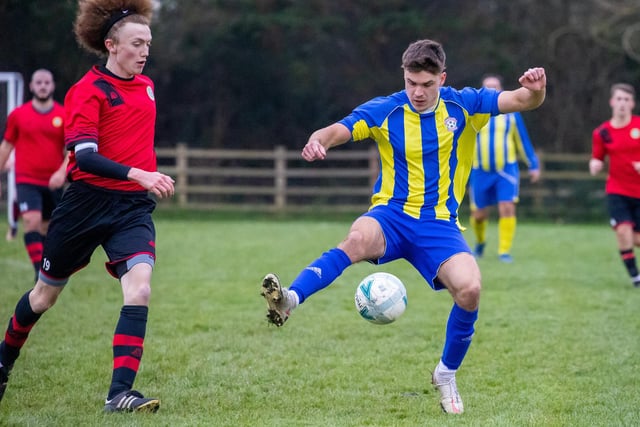 AC FC (blue/yellow) v Chichester United. Picture by Alex Shute