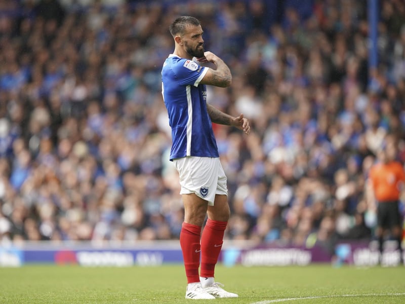 Marlon Pack in action in the first half against Bristol Rovers.