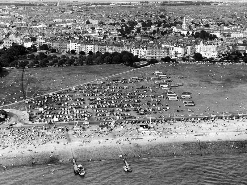 Southsea Common from the air in May 1978. The News PP1516