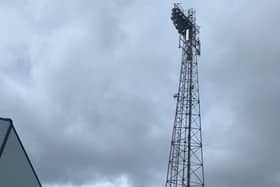 Pompey's final floodlight pylon, located between the South stand and Milton end, will be removed next month
