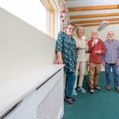 Trustee Terry Hall, Volunteers, Paul and Pam Pritchard and trustee Rob Birznieks at Havelock Community Centre, Southsea Picture: Habibur Rahman