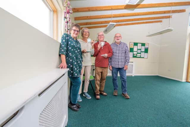 Trustee Terry Hall, Volunteers, Paul and Pam Pritchard and trustee Rob Birznieks at Havelock Community Centre, Southsea Picture: Habibur Rahman