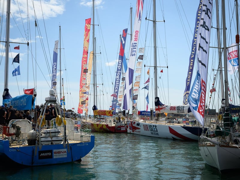 The final destination - the yachts moor at Gunwharf after an epic race.Picture: Keith Woodland (270721-73)
