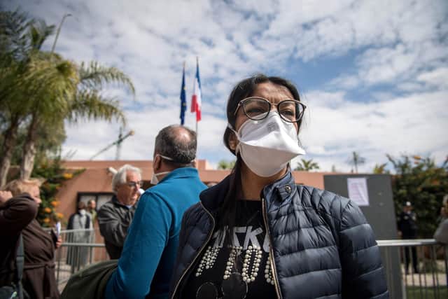 People in face masks. Picture: FADEL SENNA/AFP via Getty Images