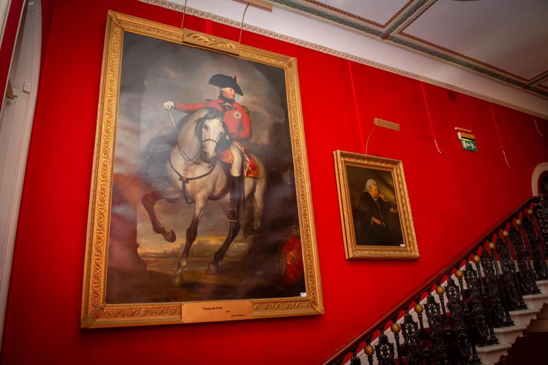 Royal Marines Museum is transporting it's artifacts to the Historic Dockyard.18th December 2019
Pictured:  Some of the paintings yet to be removed at the time. Picture: Habibur Rahman