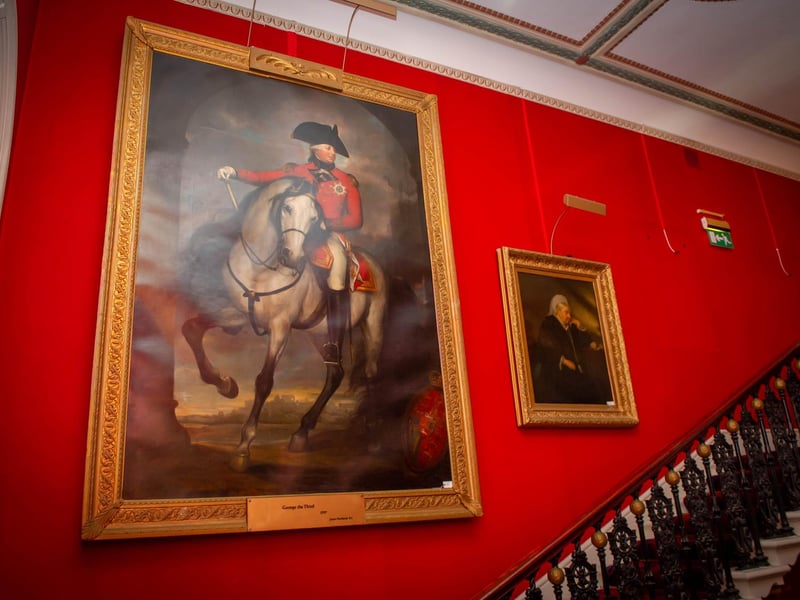 Royal Marines Museum is transporting it's artifacts to the Historic Dockyard.18th December 2019
Pictured:  Some of the paintings yet to be removed at the time. Picture: Habibur Rahman