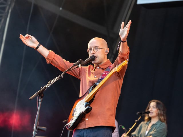 Bombay Bicycle Club on the Common Stage. Photos by Alex Shute