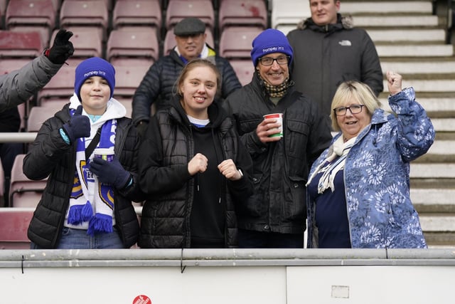 The Pompey fans were out in force once again for the Blues' rearranged League One game at Northampton