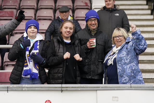 The Pompey fans were out in force once again for the Blues' rearranged League One game at Northampton