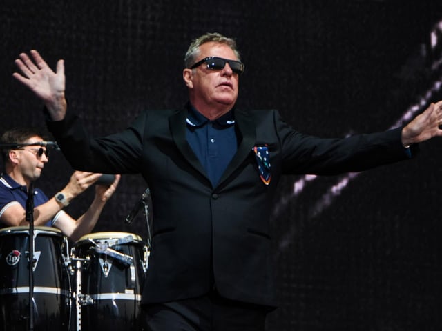 The Isle Of Wight Festival in Seaclose Park 2022. Pictured is: Madness. Picture: Emma Terracciano