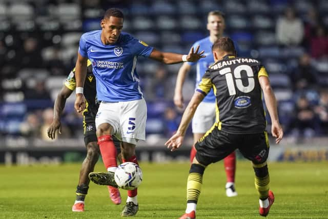 Haji Mnoga has played 14 times for Weymouth during a loan spell in which he has impressed. Picture: Jason Brown/ProSportsImages