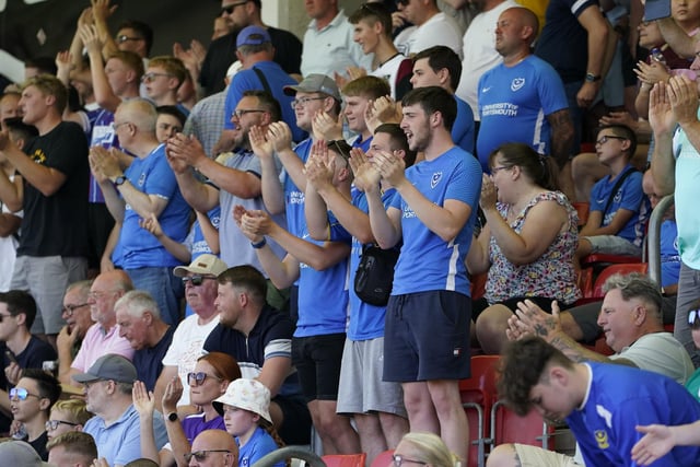 1,428 of the Fratton faithful made their short trip to Whaddon Road on Saturday.