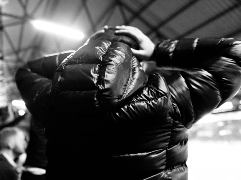 Photograph taken by Pompey fan Pete Blackman, who passed away last week.