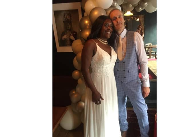 Michelle and Trevor were a homeless couple who have turned their lives around with the help of the charity Two Saints, and recently got married.