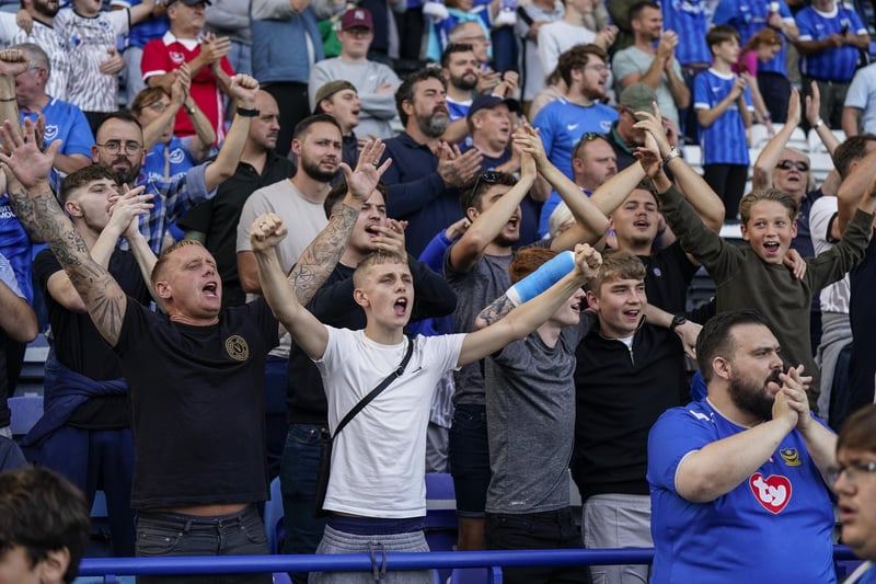 Check out the brilliant Pompey v Port Vale pictures taken by our photographer Jason Brown of fans and players as the feelgood factor continues.