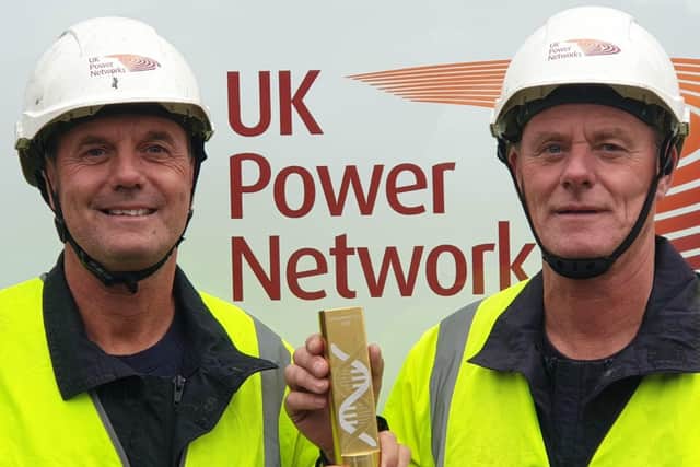 Brian and Tony Horsted from Portsmouth have won Linesperson Duo of The Year award from UK Power Networks