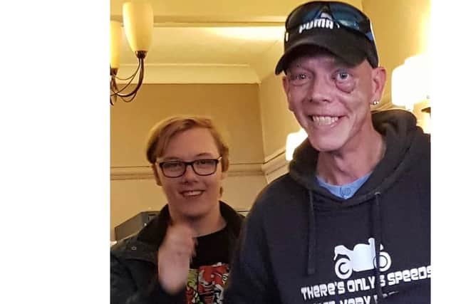Jutt, right, with son Phoenix. Picture: Supplied