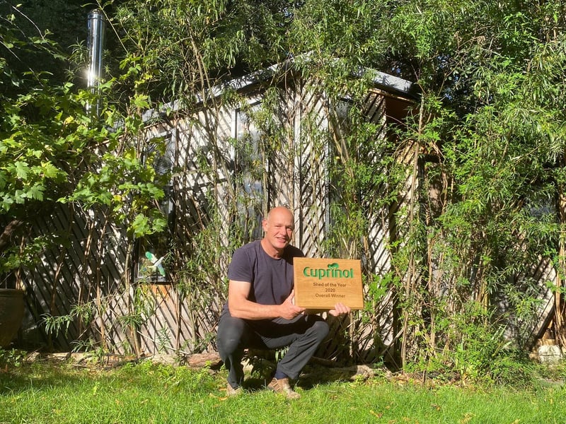 Daniel Holloway - last year's winner - created a peaceful sanctuary to escape our urban surroundings. Ideal for occasional tree hugging and entertaining