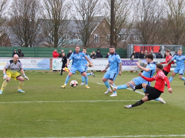 Fareham on the attack. Picture by Ken Walker