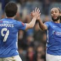 Marcus Harness scored the only goal of the game for Pompey in the 28th minute