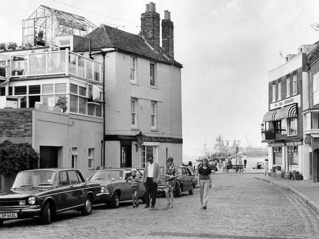 Bath Square, Old Portsmouth, from 1974. The News PP2090