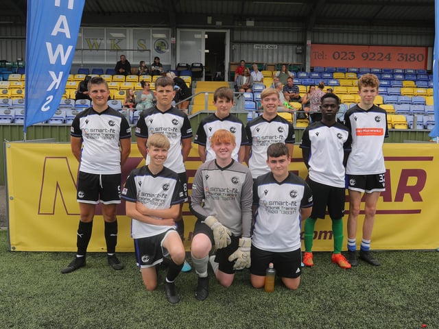 Fleur De Lys Nelson U15s at the Havant and Waterlooville FC Summer Tournament. Picture: Dave Haines