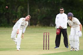Scott Taylor ended the season with 37 SPL wickets as Gosport won promotion from Division 3 on the final day. Picture: Keith Woodland