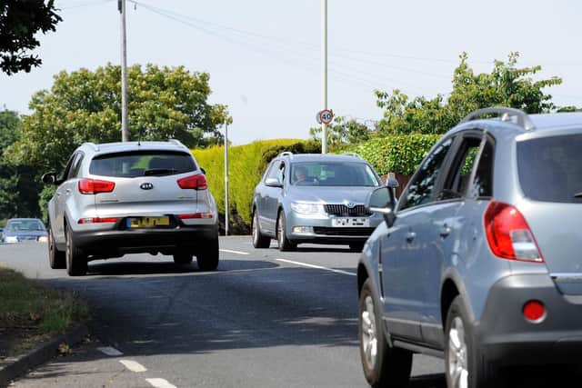 The B3334 Titchfield Road will hopefully be made quieter by the Stubbington Bypass. Picture: Malcolm Wells