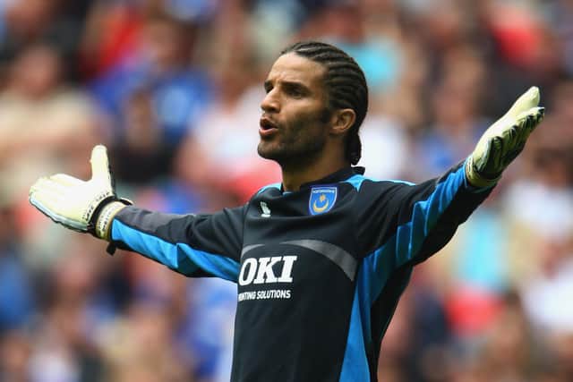 David James has been unofficially named Pompey's favourite goalkeeper.  Picture: Phil Cole/Getty Images