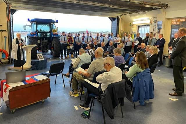 The Service of Remembrance held at Portsmouth Lifeboat Station yesterday (September 14) evening. 