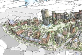 An artist's impression of the proposed City Centre North development in Portsmouth. Picture: Portsmouth City Council.