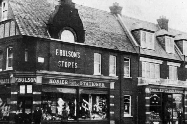 Bulson's Stores and Pleasure Retreat in High Street, Lee-on-the-Solent, the closest Lee got to having a department store in its main street.